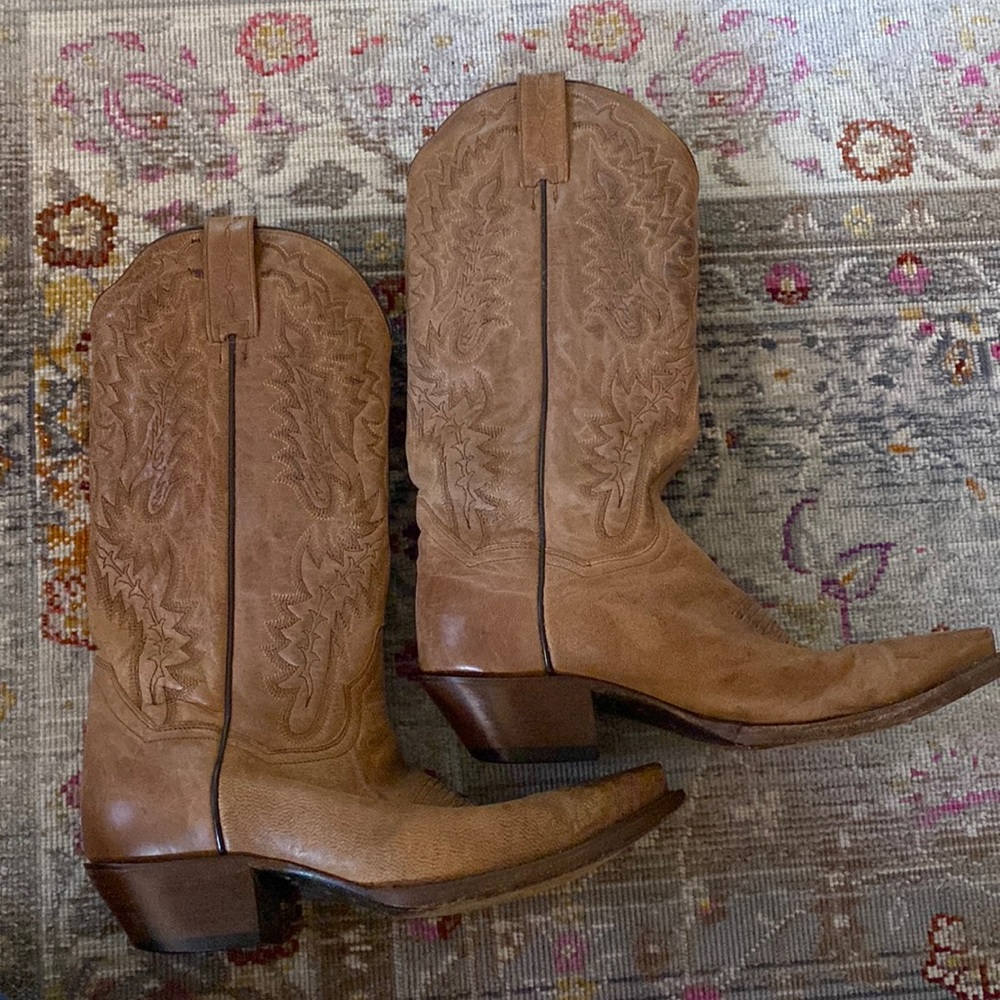 Dan Post Santa Rosa Leather Cowboy Boot